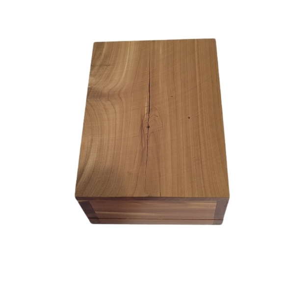 Vintage Southwest Native American Woman Wooden Box/ Jewelry Box/ Storage Box - Picture 4 of 10